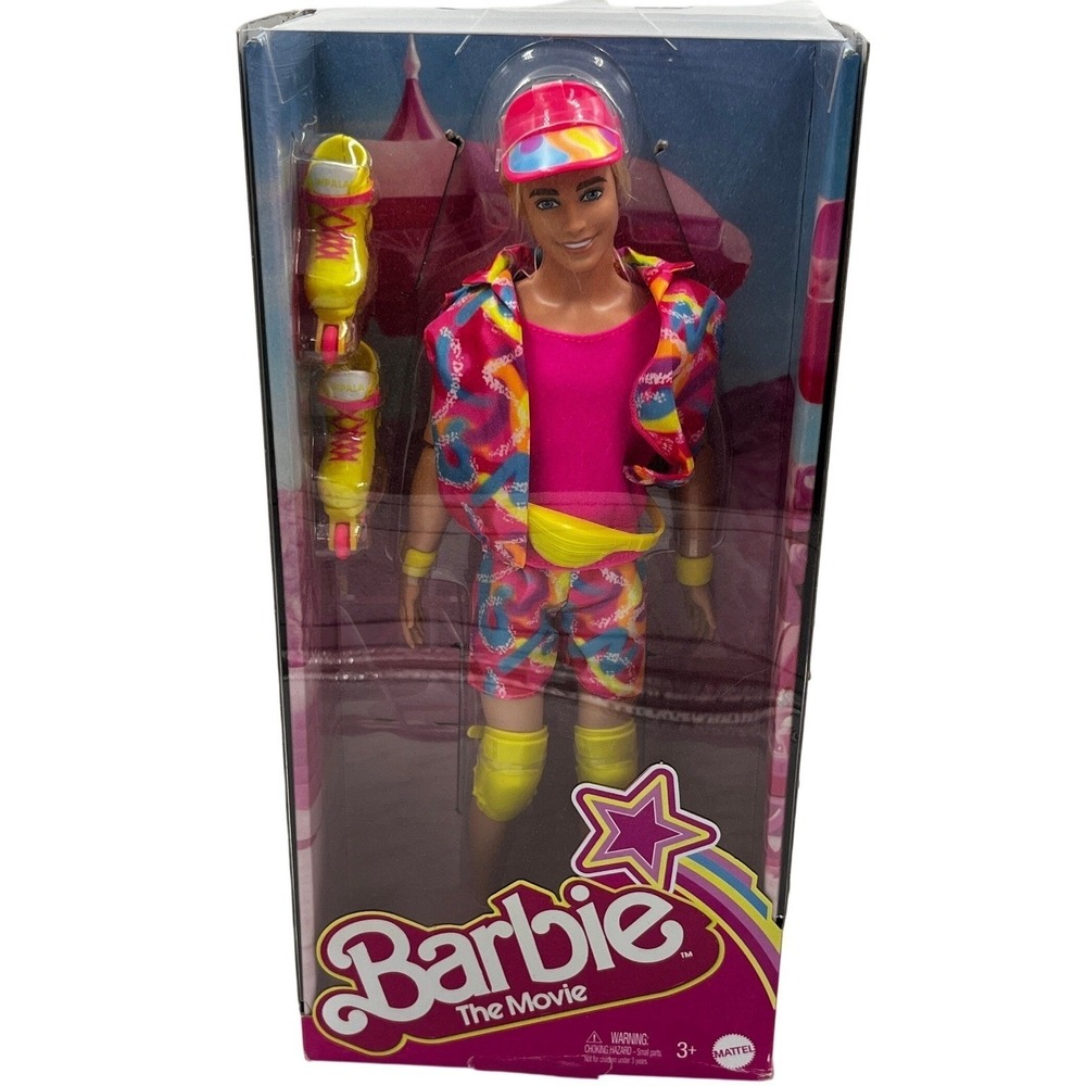 Mattel Barbie Movie Ken Neon Rollerblading Doll